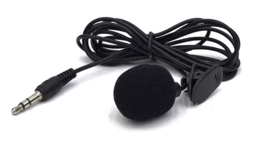 3.5mm Stereo clip Mic with cable 1.5m
